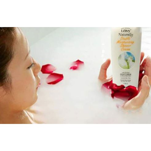 Sữa Tắm Dê LEIVY Naturally Double Moisturising Shower Cream 500ml