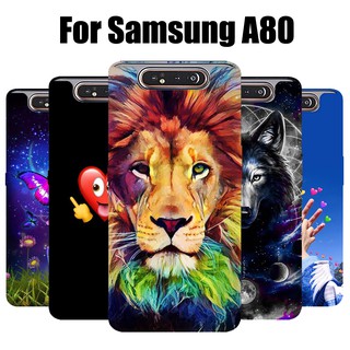 Ốp điện thoại silicone TPU mềm họa tiết hoạt hình cho SAMSUNG GALAXY A80