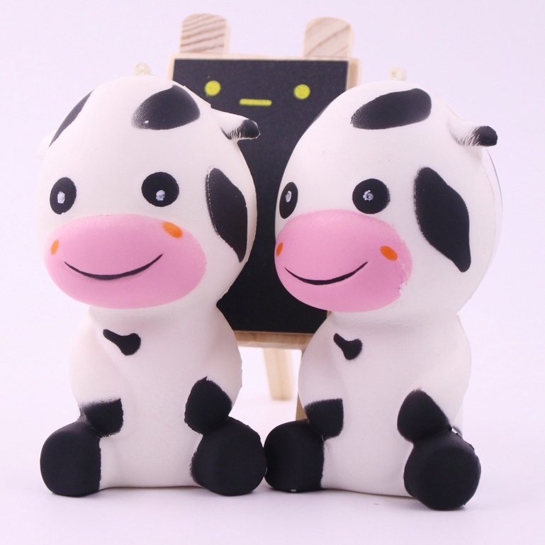 Squishy Lớn JUMBO Hình bò sữa môi hồng dầy Đồ Chơi Xốp Giảm Stress Hình mềm mịn dễ Thương đàn hồi Cho Bé