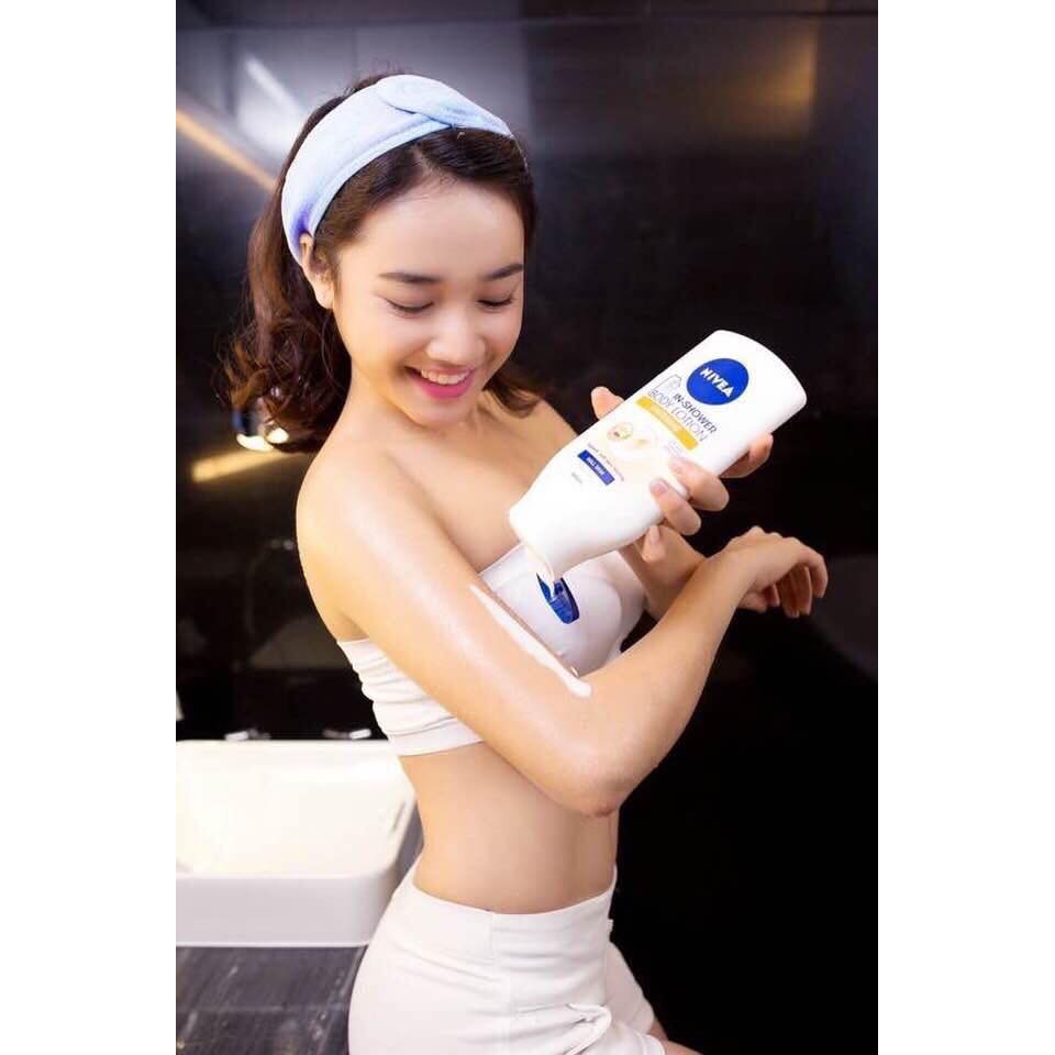 (có review) Kem xả dưỡng thể Nivea In-dusch 400ml