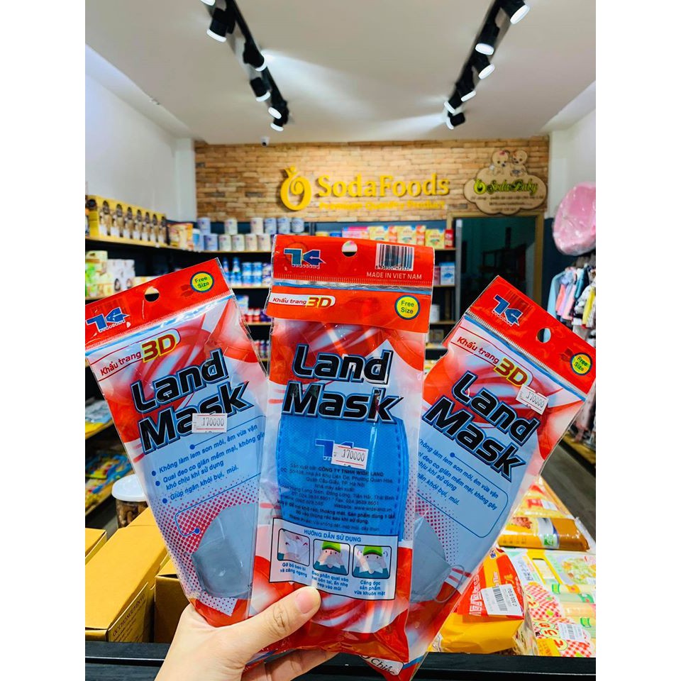 Khẩu trang Land Mask (6 cái) | BigBuy360 - bigbuy360.vn