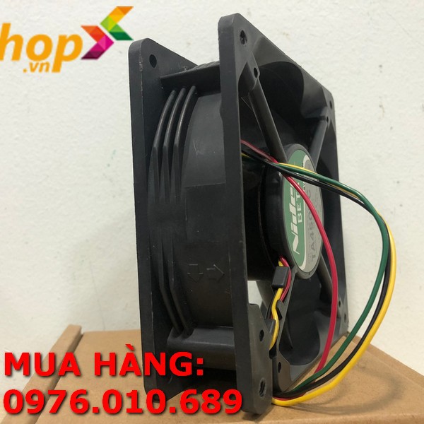Quạt hút, quạt tản nhiệt máy tính  DC 12CM NIDEC TA450DC B34262-34 120x120x38mm 12V 0.8A