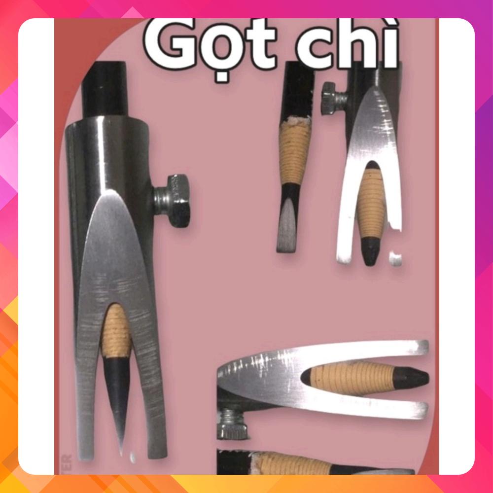 Khuôn gọt chì bằng inox rất chắc chắn giúp gọt chì nhanh gọn, sắc nét