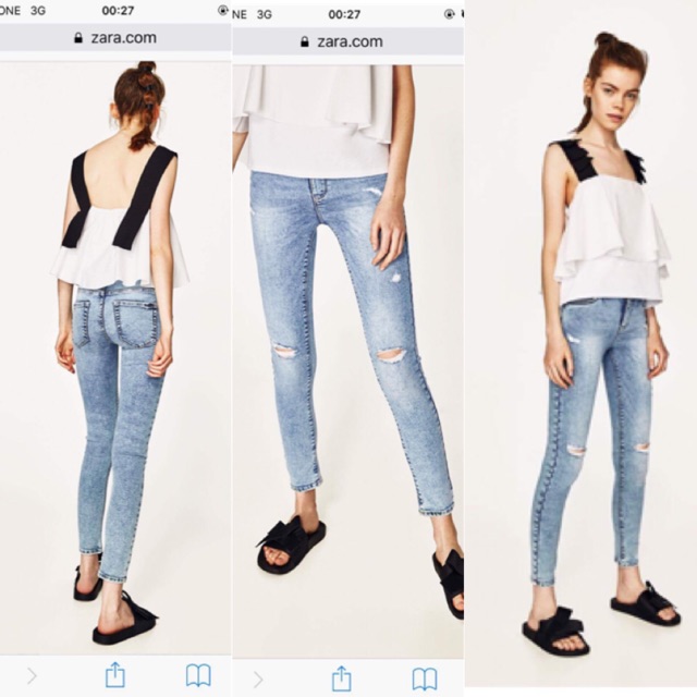 Quần jeans zara auth 100%