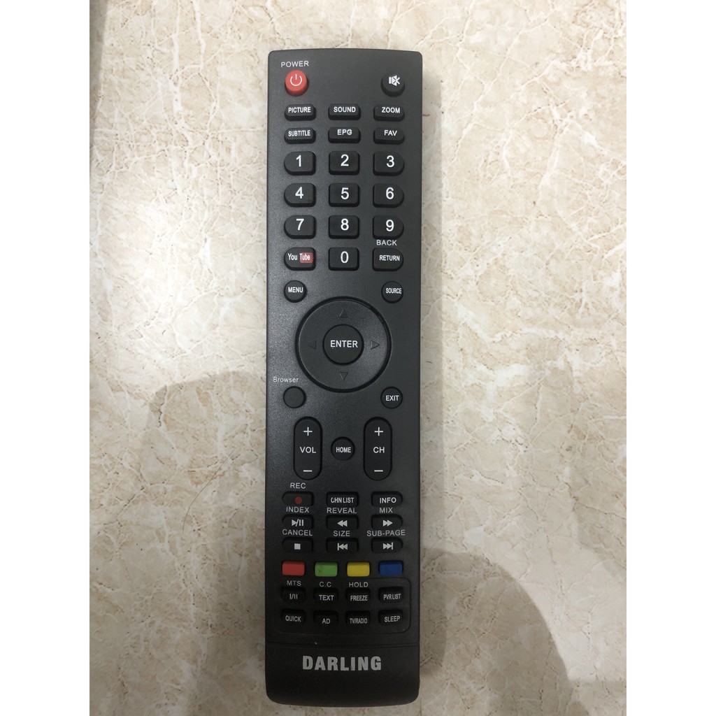 Điều khiển tivi DALING KÈM PIN 8068