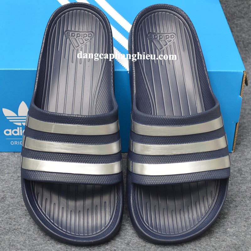 Dép Adidas Duramo chính hãng xanh đen bạc