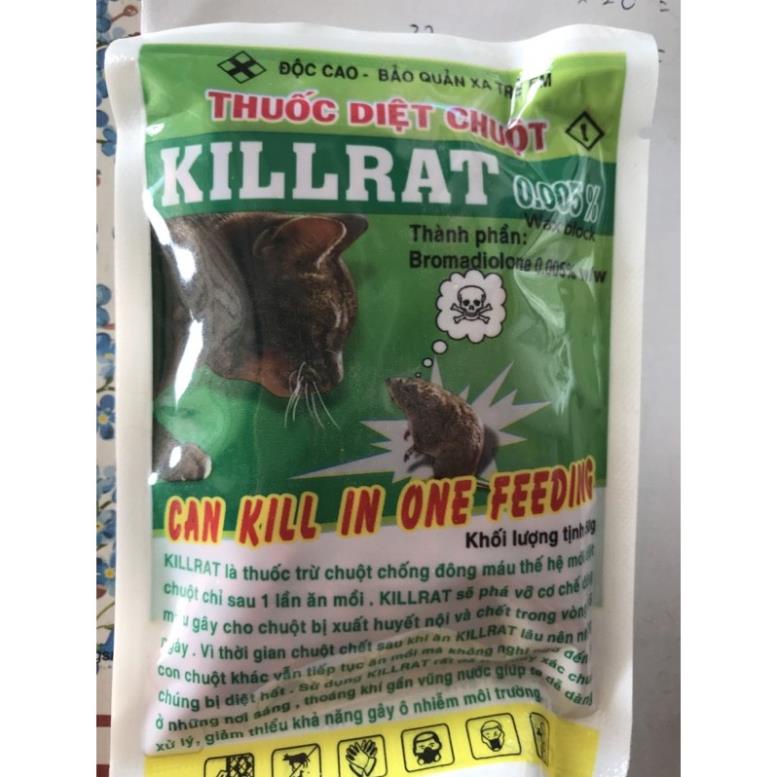 Thuốc diệt chuột killrat 0.005% (1 gói 40g)