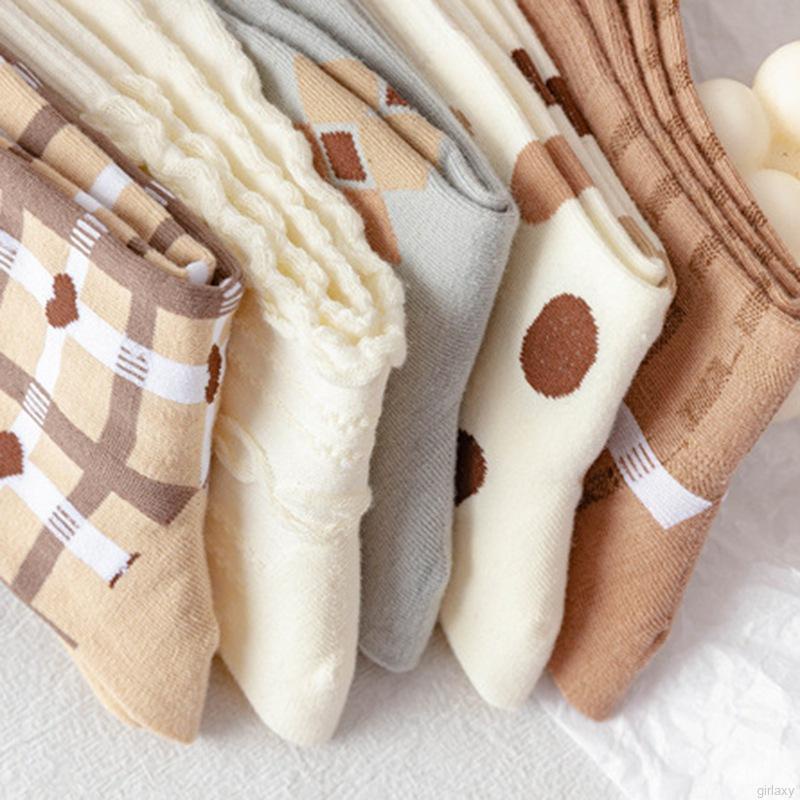 Vớ cotton họa tiết gấu hoạt hình dễ thương phong cách Hàn Quốc cho nữ