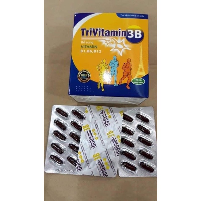 Trivitamin 3B bồi bổ sức khỏe, nâng cao thể trạng, hỗ trợ kén ăn, người suy nhược, bị lao lực, mất ngủ