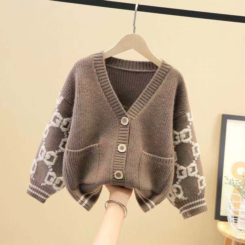 Áo Khoác cardigan Dệt Kim Thời Trang Hàn Quốc Cho Bé Trai