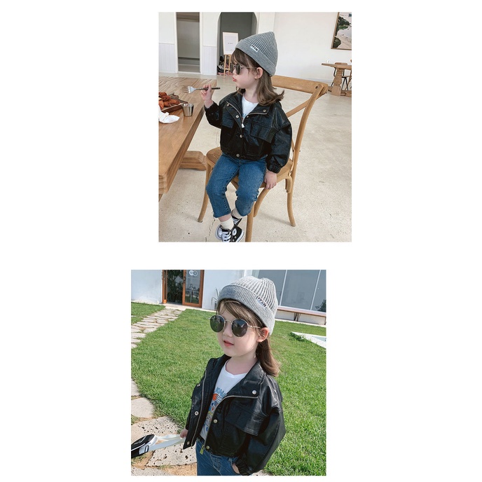 Áo khoác kiểu dáng xinh xắn cá tính cho bé gái 2021