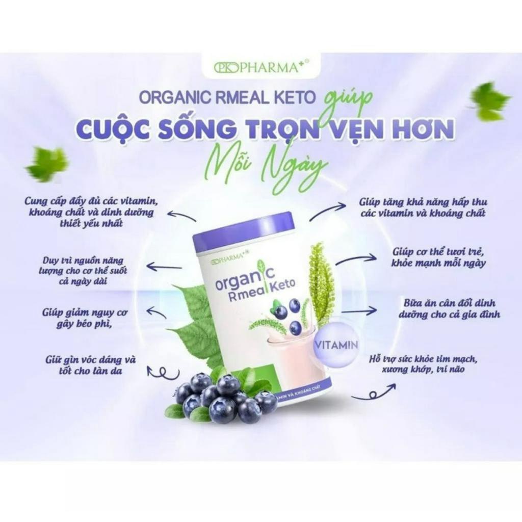 Organic Rmeal Keto Dr Lacir bữa ăn lành mạnh tăng sức đề kháng kiểm soát cân nặng bổ sung dinh dưỡng, 300g và 560g