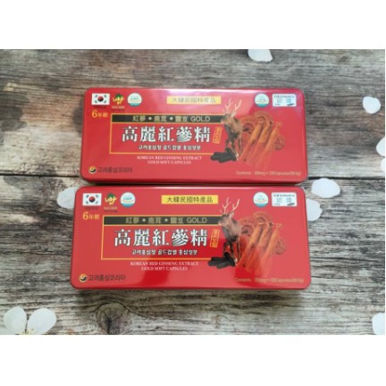 [DATE MỚI] Viên Đạm Tổng Hợp Hồng Sâm Nhung Linh Chi Đỏ Gold, Hộp 120 viên | BigBuy360 - bigbuy360.vn