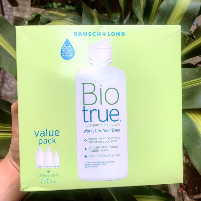 Nước ngâm lens bio true - nước ngâm tốt nhất thế giới