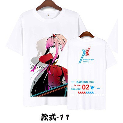 (HÀNG HOT) Áo Thun Tay Lửng Anime Darling in the FranXX Nam Nữ!!