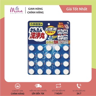 Viên xả bồn cầu, cống vỉ 20 viên
