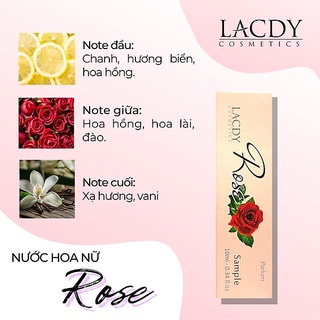 Nước hoa nữ mini rose 10ml - l060f