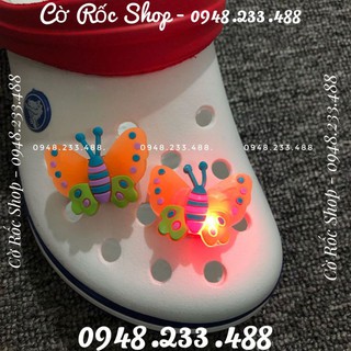 (ẢNH THẬT) - JIBBITZ-Charm-sticker-icon Nút cài trang trí dép ĐÈN (Mã: D1-D10).Hàng sẵn, ship từ 10 con