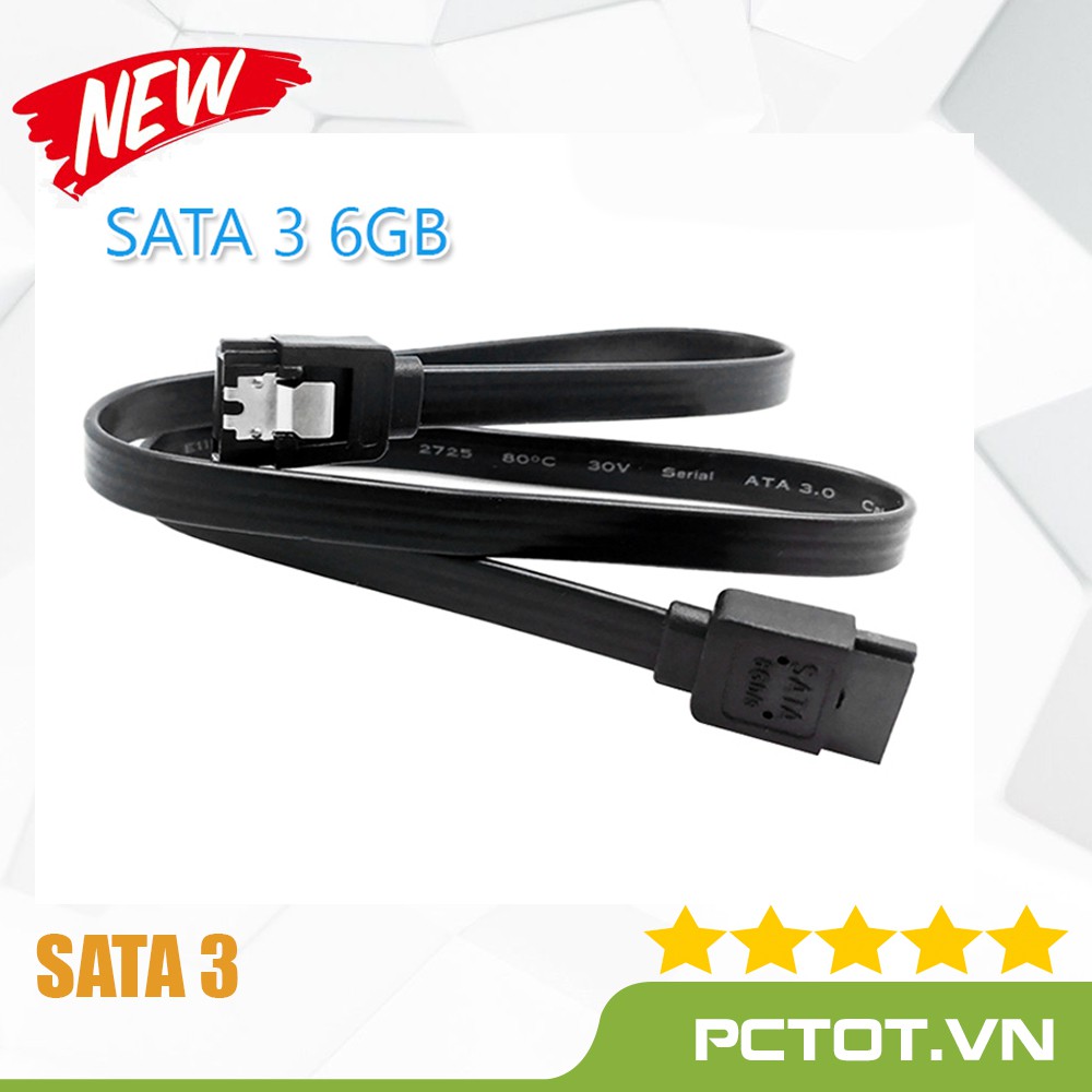 Dây SATA 3.0 6gb/s dùng cho ổ cứng SSD, HDD