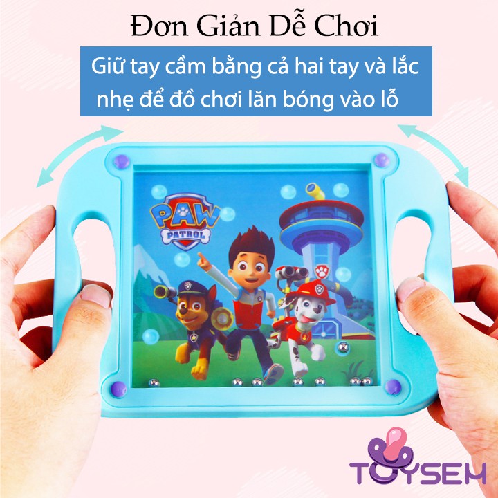 Đồ chơi lăn bi vào lỗ 8 bi loại nhỏ Labyrinth hoặc mê cung Toysem đặt bóng thông minh cho bé - Quà tặng sinh nhật cho bé