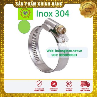 [HÀNG SẮN] Đai xiết inox, size 9x16 đến 469x510, cổ dê inox, inox 304