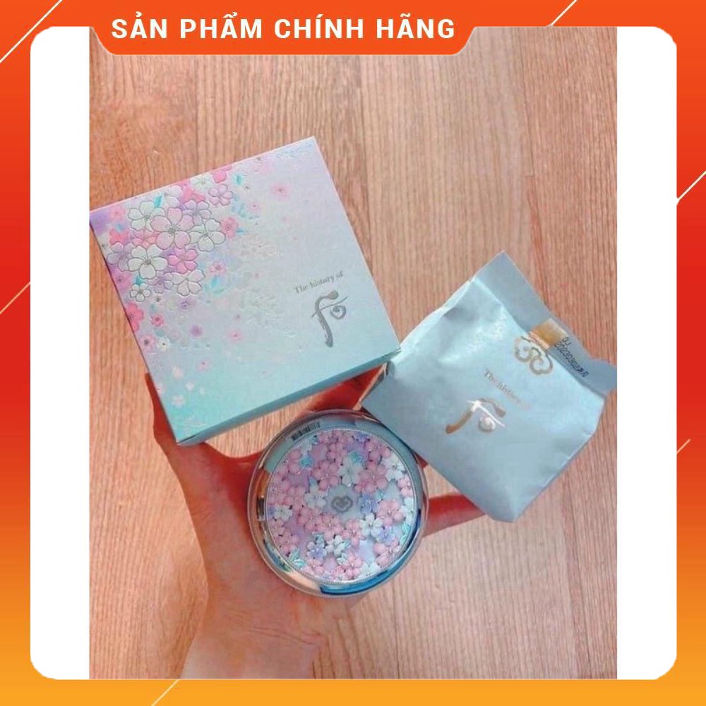 Sét Cushion phấn nước whoo hoa anh đào bản mới nhất tặng kèm 1 lõi