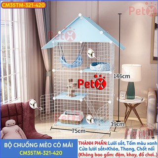 [MẪU MỚI VỀ] Chuồng mèo 2-3-4 tầng lưới sắt sơn tĩnh điện giá rẻ đẹp lắp ghép đa năng đơn giản có mái nuôi thú cưng