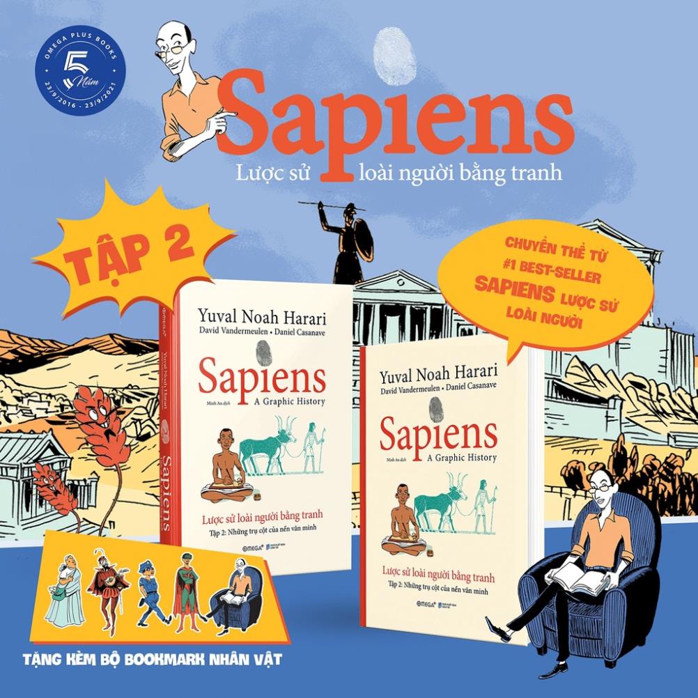Sách Alphabooks - Sapiens - Lược Sử Loài Người Bằng Tranh - Tập 2: Những Trụ Cột Của Nền Văn Minh