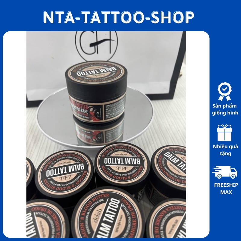 Kem Dưỡng Balm Tattoo Huyết Rồng, Kem Chuyên Dùng Sau Xăm NTA-TATTOO-SHOP