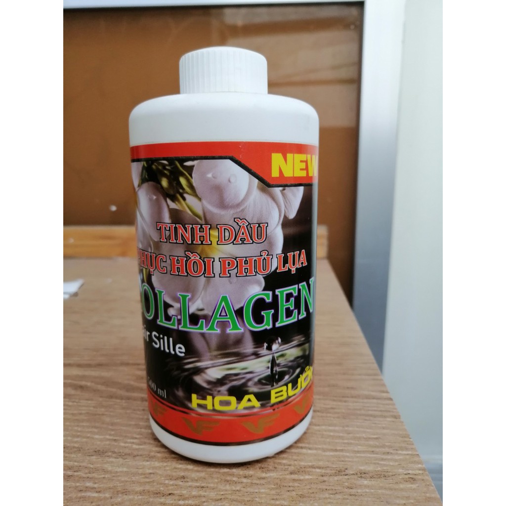 Tinh dầu phục hồi phủ lụa Collagen Hoa bưởi