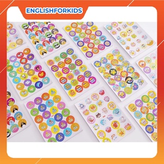 Sticker khen thưởng học sinh 240 hình/túi - English For Kid