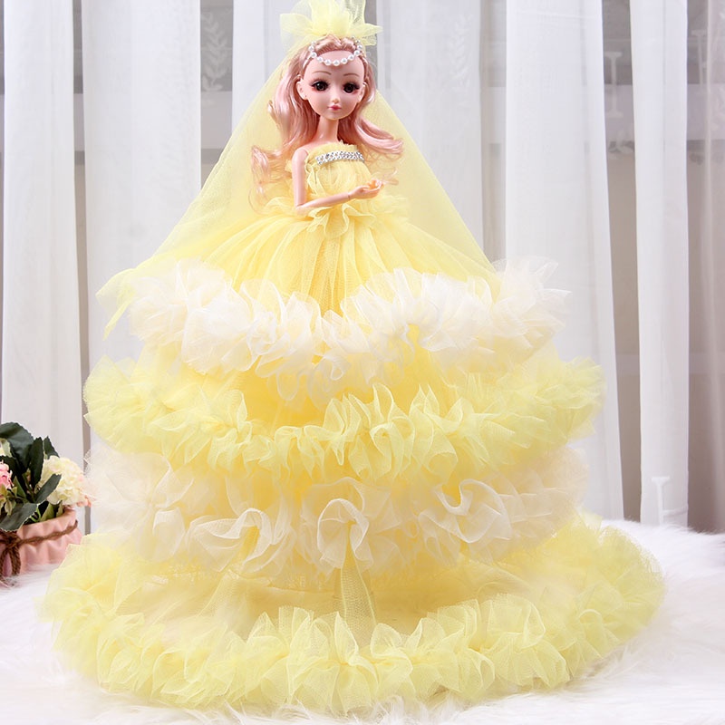 Bộ Đồ Chơi Búp Bê Công Chúa Barbie Quà Tặng Giáng Sinh Dành Cho Bé Gái