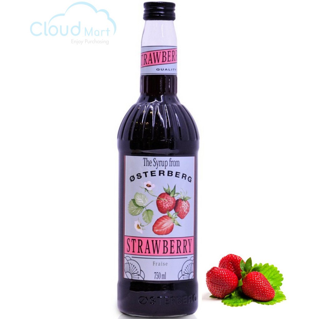 Syrup Osterberg Strawberrry (Dâu) 750ml