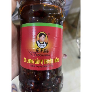 ỚT CHƯNG DẦU NỘI ĐỊA ( SA TẾ ) 275gr