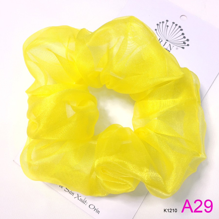 Dây buộc tóc scrunchies bong bóng nhiều màu Orin K1210