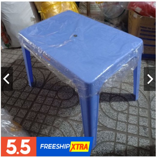 BÀN CHỮ NHẬT NHỰA DUY TÂN, MÀU XANH VÀ ĐỎ