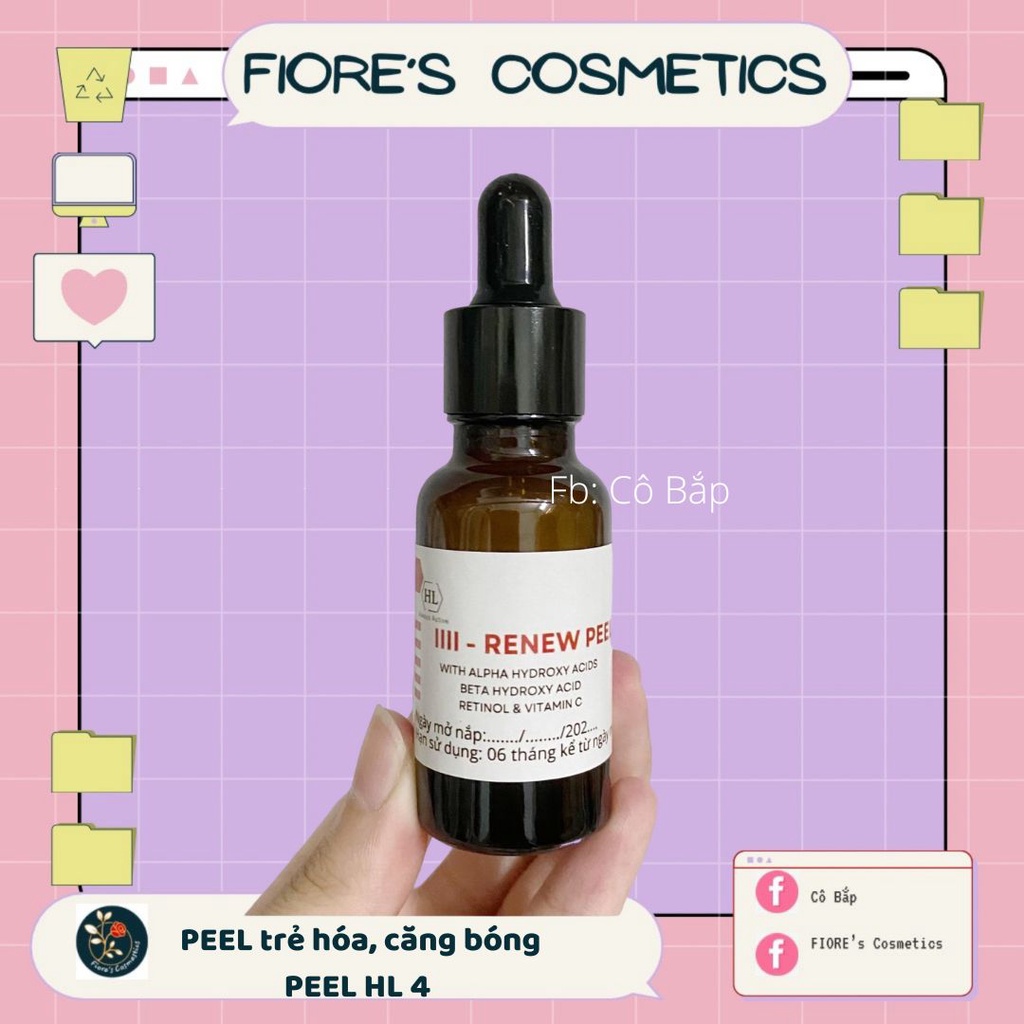 Peel HL 4 trẻ hoá da RENEW PEEL