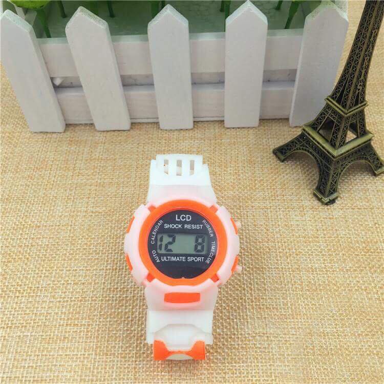 F (Giá sỉ ) Đồng hồ cá tính trẻ thơ led SHOCK RESIST 6 16