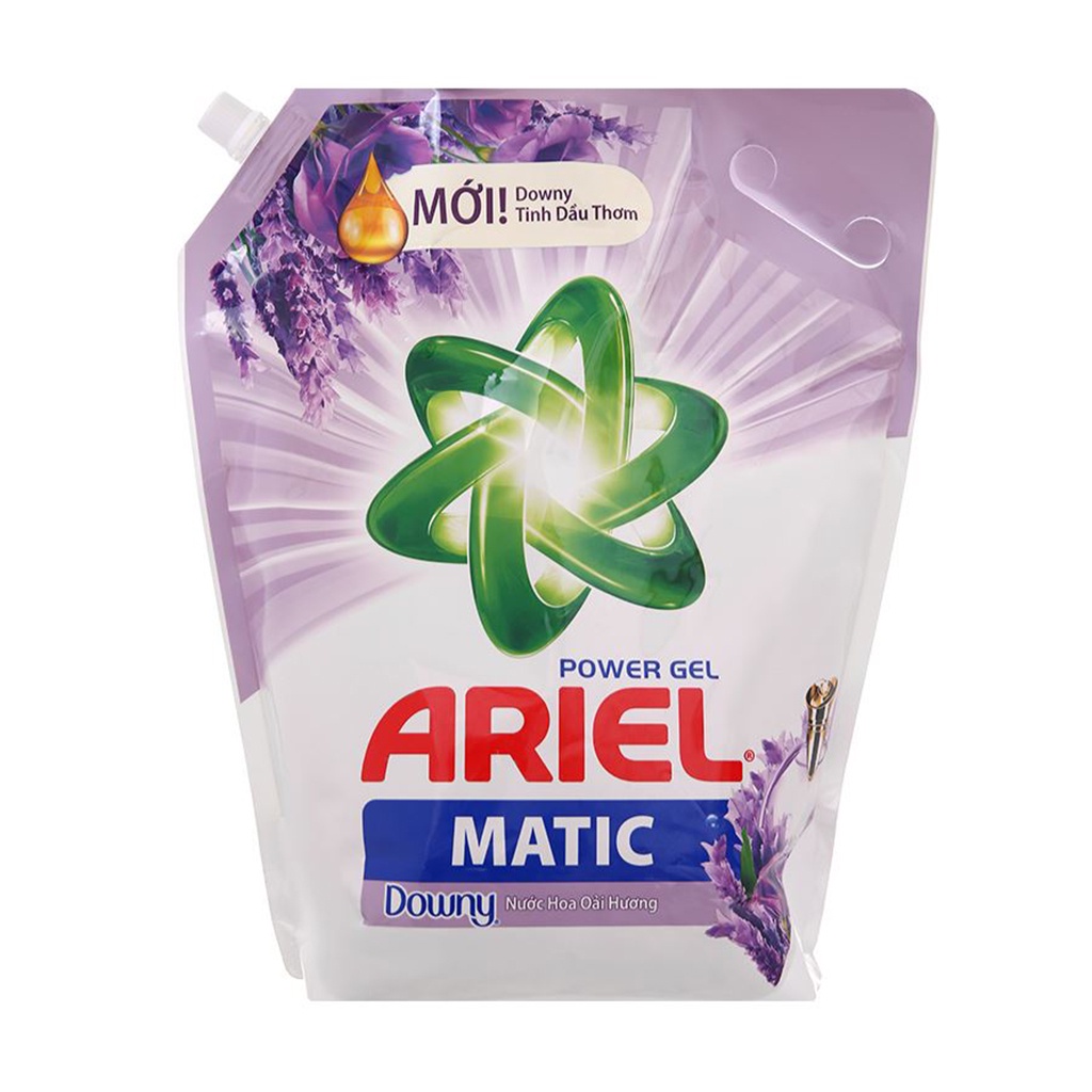 Nước Giặt Ariel Cửa Trên Túi 3.25kg/3.5kg Nhiều Mùi Hương