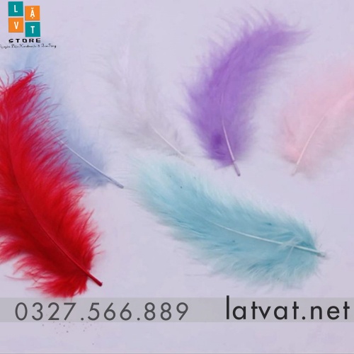 [Mới] Lông Vũ Mềm Mịn Nhiều Màu dùng trong sáng tạo Resin Handmade, sử dụng làm Dreamcatcher, quà tặng ý nghĩa