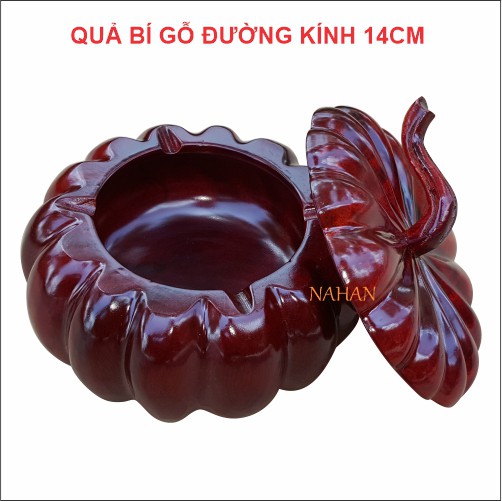 Quả Bí Gỗ - Hộp Đựng Mứt và các loại hạt, đường kính 14cm