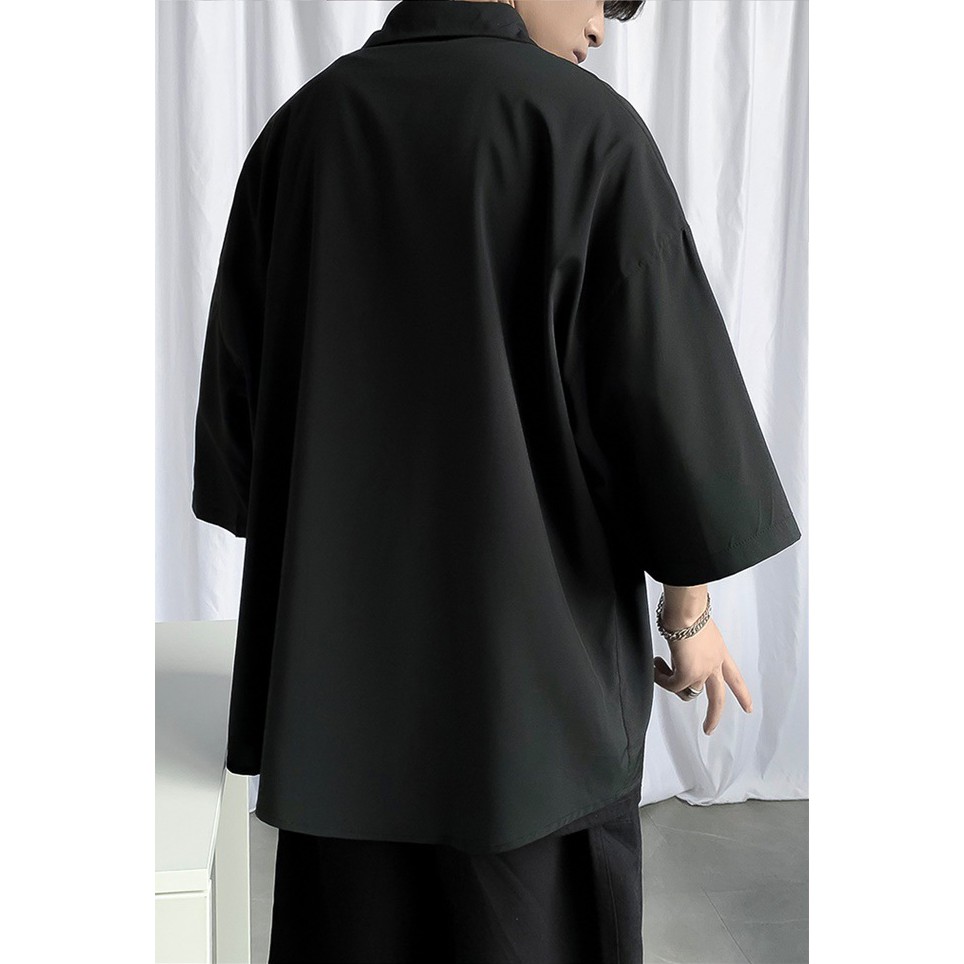 HÀNG THIẾT KẾ ÁO SƠ MI HOA CÚC THÊU FORM RỘNG ĐỦ SIZE