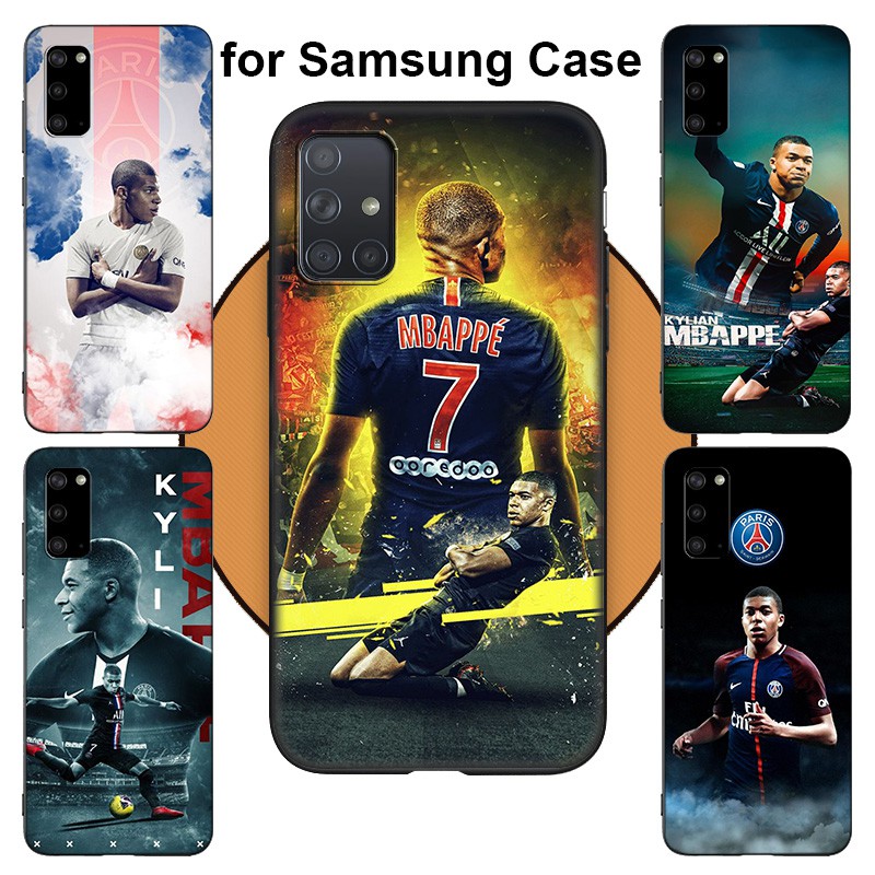 Silicone Ốp Điện Thoại Silicon Mềm Hình Cầu Thủ Bóng Đá Kylian Mbappe 59w Cho Samsung Galaxy A11 A51 A71 A21 A21s A41 A81 A91 M31s