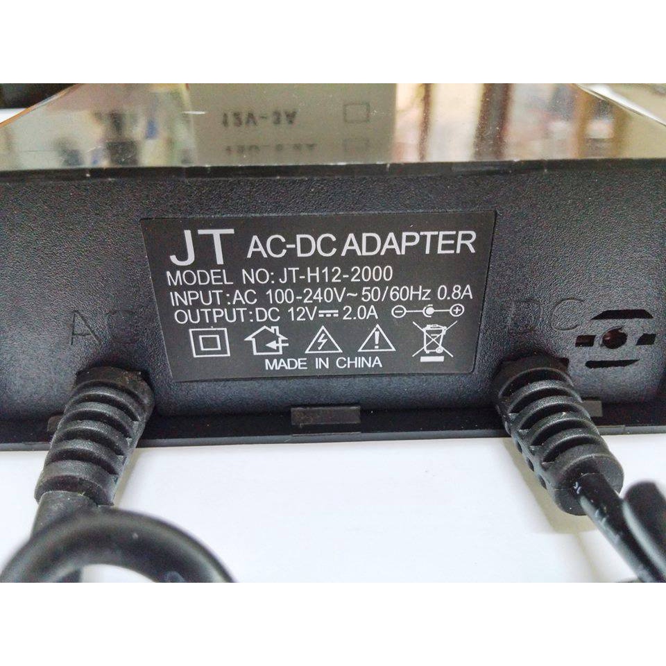 Adapter, Nguồn Camera 12V-2A móc treo ngoài trời