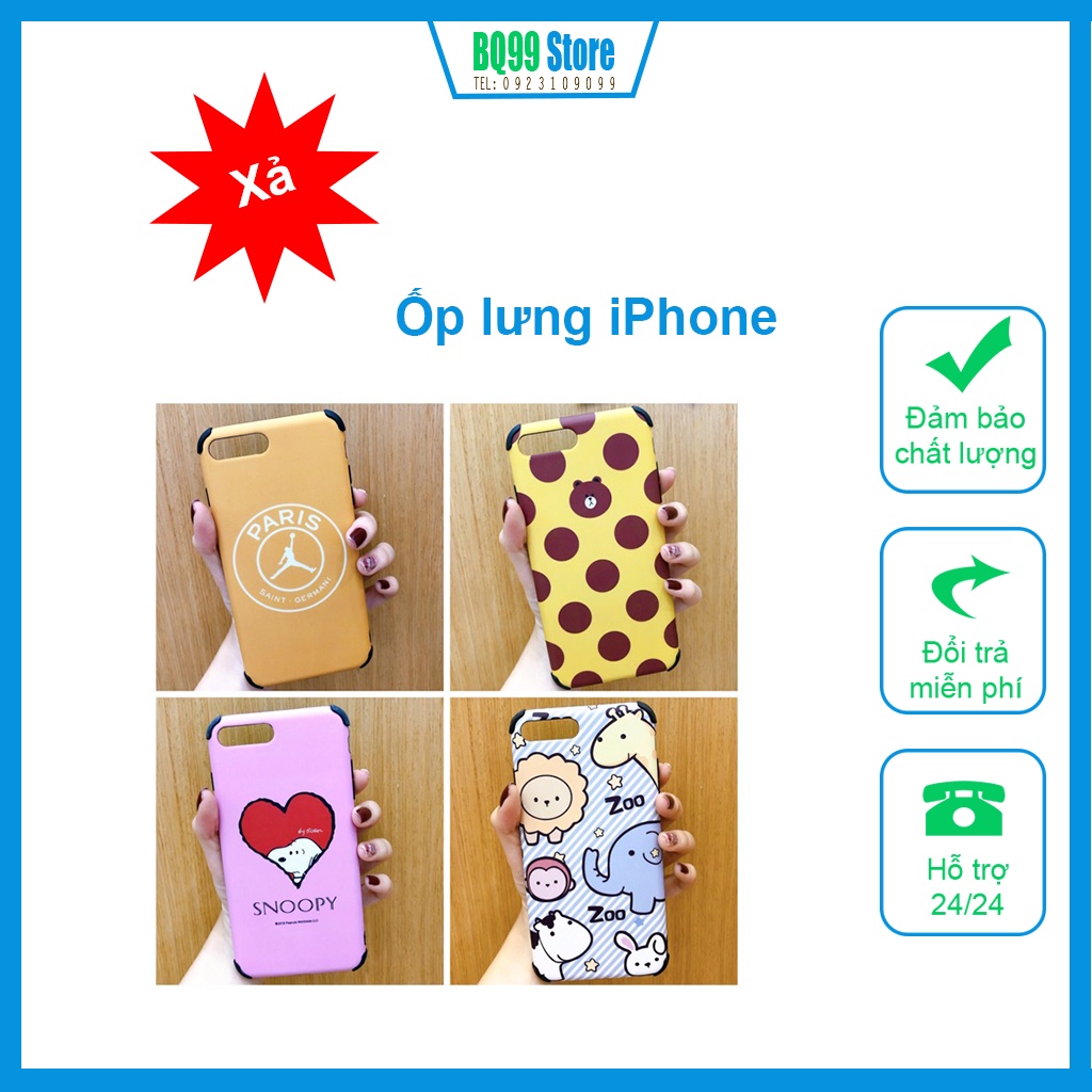 Ốp lưng iPhone Nhiều Mẫu Mã Siêu Dễ Thương (6/6S/X/Xs/7Plus)