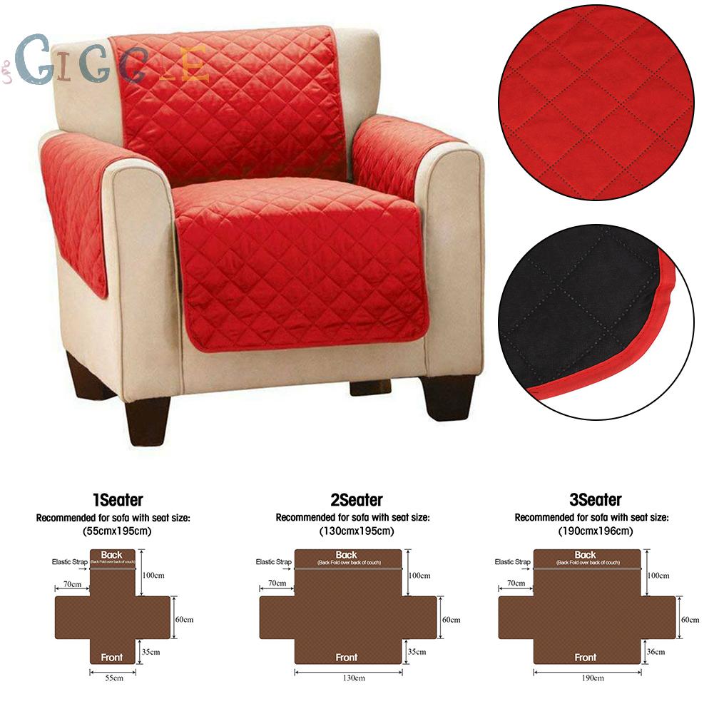 Sofa Slip Covers 1/2/3 Seater Arm Chair Furniture Protector Couch Pet