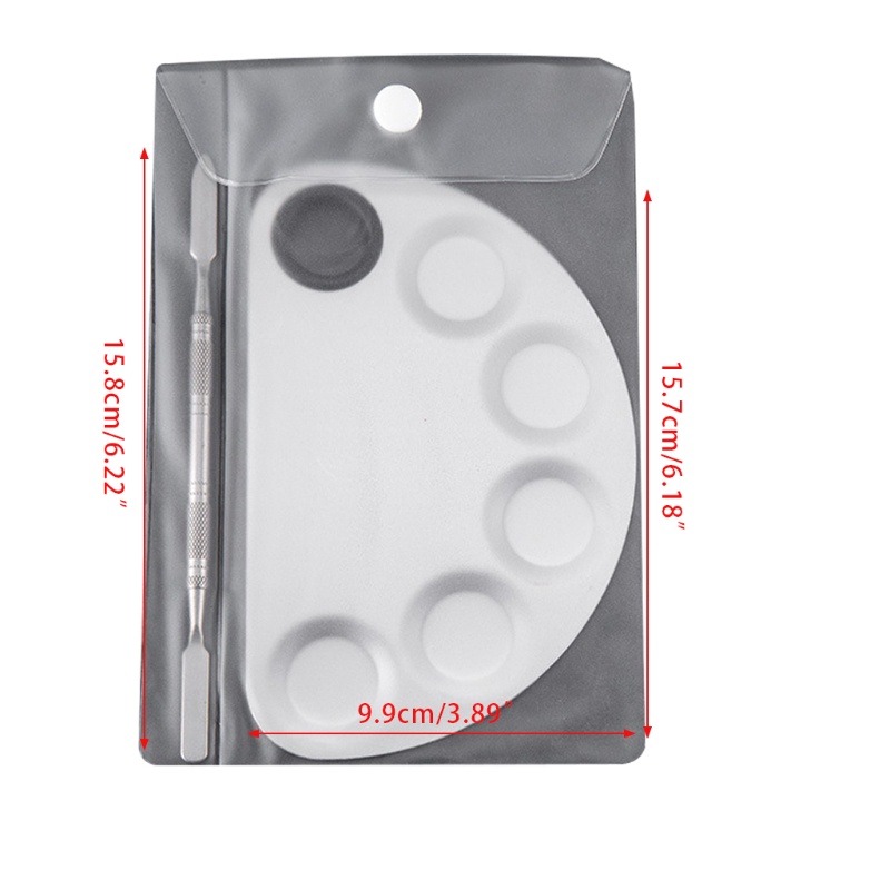 Bảng Trộn Màu Nước Bằng Thép Không Gỉ Tiện Dụng