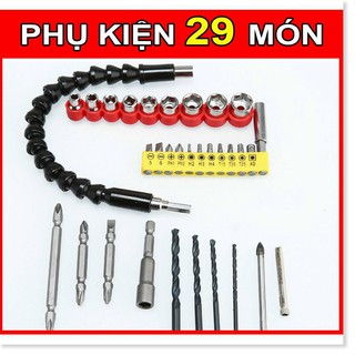 Bộ mũi khoan mũi vít mở ốc 29 chi tiết