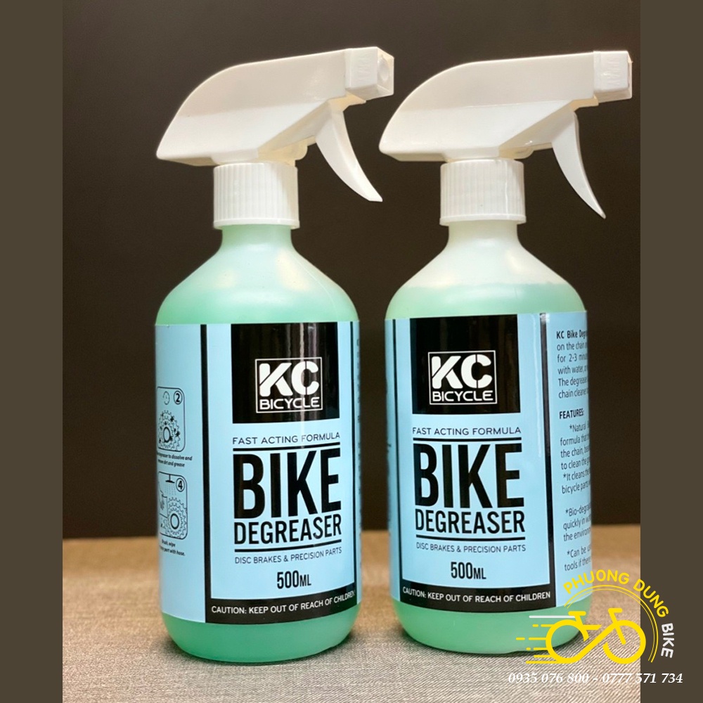 Bình xịt tẩy rửa xe đạp KC BICYCLE 500ml