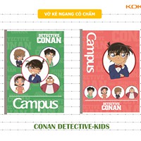 Vở CAMPUS kẻ ngang 80, 120, 200tr CONAN ( ĐL 70gsm) - TOP2 SHOP